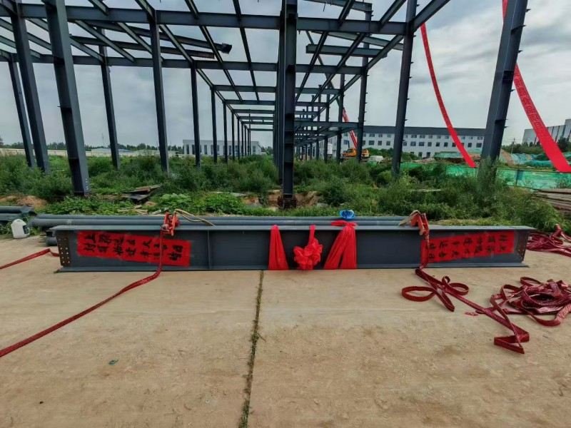Yongcheng Xingye Steel Structure Company Accelererade byggandet av Hebei Bosheng Food Workshop