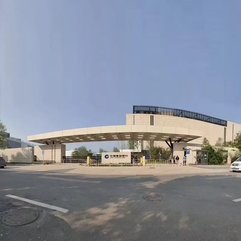 Stålstruktur arkitektoniskt mönster